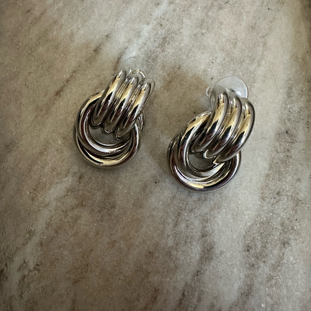 Silver Fashion Earrings